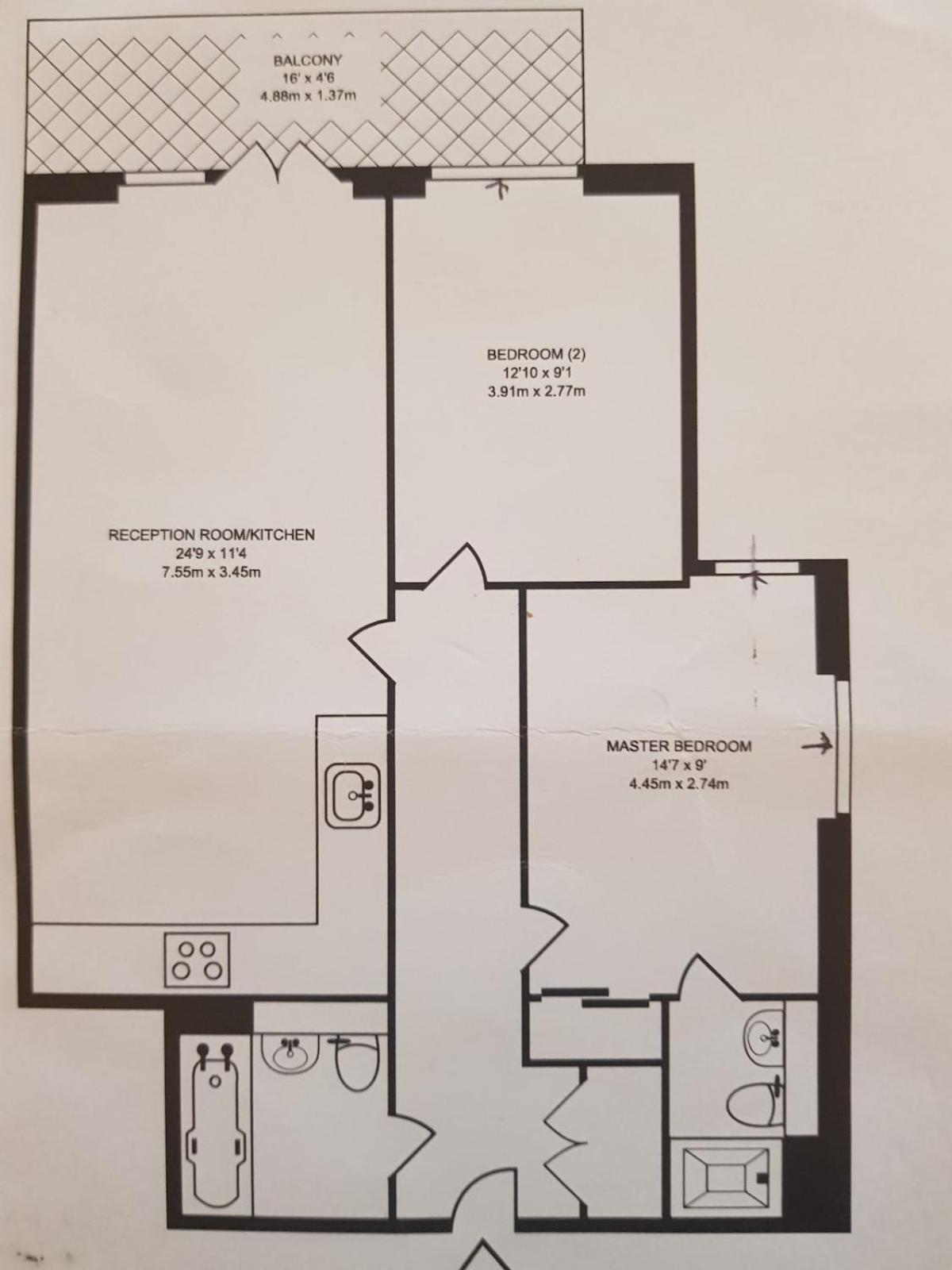 Modern 2 Bed Apartment- Great Transport Links Appartement Londres